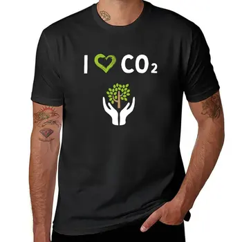 Новый I Like CO2 - Save The Trees, черный дизайн - Футболка, спортивные рубашки, летние топы, футболки для мальчиков, мужские футболки