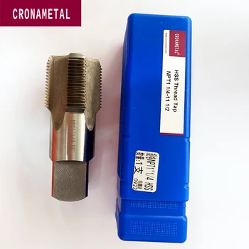 CRONAMETAL HSS Конический трубный метчик Для резки металлической резьбы G / Z / PT / RC / ZG / NPT 1/8
